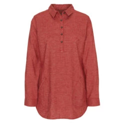 Royal Robbins HEMP BLEND L/S Damen Tunika BRICK RED