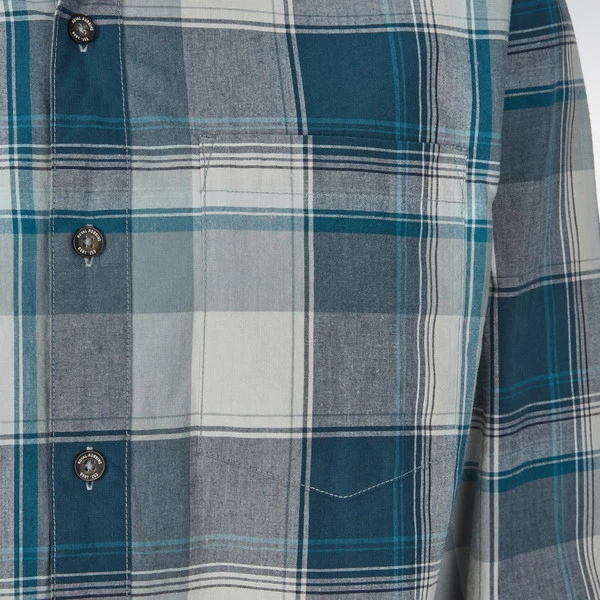 Royal Robbins TROUVAILLE ORGANIC COTTON PLAID L/S Herren Outdoor Hemd MIDNIGHT – Bild 4