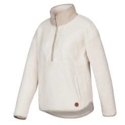 Royal Robbins URBANESQUE SHERPA 1/2 ZIP Damen Fleecepullover CREME -Royal Robbins 5637951763 c urbanesque sherpa 12 zip royal robbins 24