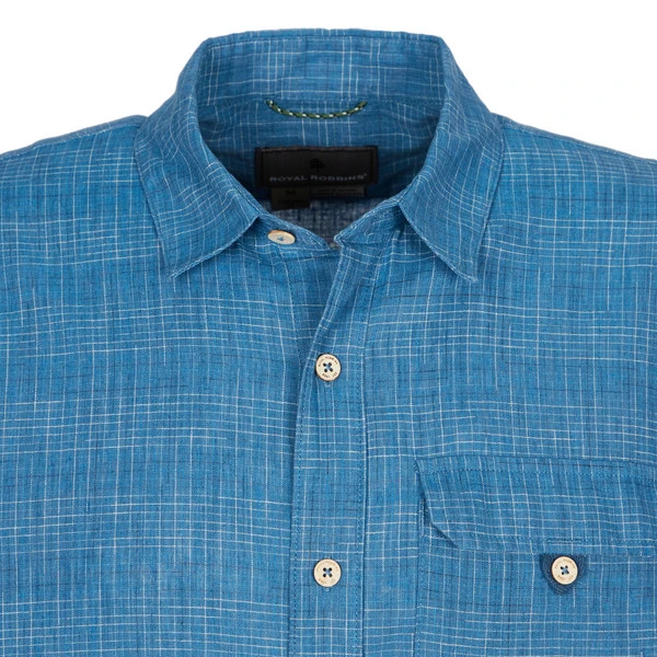 Royal Robbins HEMPLINE SPACED S/S Herren Outdoor Hemd TAHOE BLUE 5 Royal Robbins HEMPLINE SPACED S/S Herren Outdoor Hemd TAHOE BLUE – Bild 3