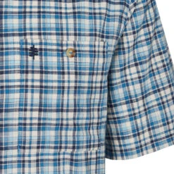 Royal Robbins REDWOOD PLAID S/S Herren Outdoor Hemd TAHOE BLUE -Royal Robbins 5638003396 c redwood plaid ss royal robbins 24
