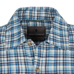 Royal Robbins REDWOOD PLAID S/S Herren Outdoor Hemd TAHOE BLUE -Royal Robbins 5638003396 d redwood plaid ss royal robbins 24
